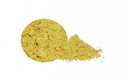 Yellow ocher natural pigment